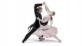Фигурка Lladro Элегантный фокстрот 36х37 см, фарфор