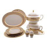 Столовый сервиз на 6 персон C-Creаm Royal Gold