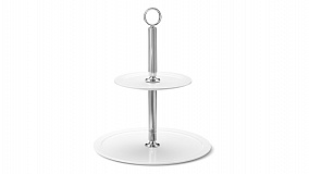 Фруктовница двухъярусная Georg Jensen Бернадот 28,7 см
