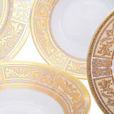 Столовый сервиз на 6 персон Diadem White Creme Gold (без супника)