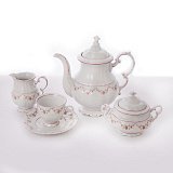 Кофейный сервиз на 6 персон Соната мелкие цветы 1558