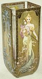 Ваза стеклянная Четыре времени года 40 см MUCHA