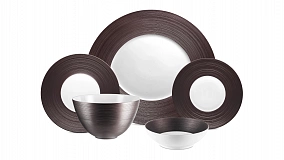 Сервиз столовый JL Coquet Хемисфер Сепия на 6 персон 20 предметов