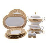 Столовый сервиз на 6 персон Imperial Creme Gold