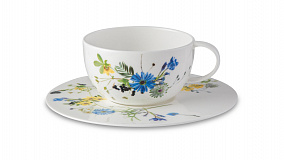 Чайный сервиз на 6 персон Rosenthal "Альпийские цветы", 21 предмет