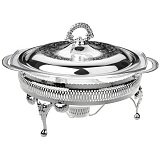 Мармит круглый с подогревом с крышкой Queen Anne 29х25х19см