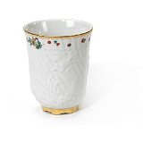 Стакан Meissen 9 см Лебединый сервиз, индийские цветы