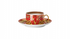 Чашка чайная с блюдцем 200мл Rosenthal Versace "Виртус"