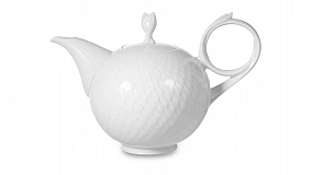 Сервиз чайный Meissen Игра волн, рельеф, белый на 6 персон 21 предмет