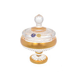 Конфетница с крышкой Crystal Heart 25 см, 45143
