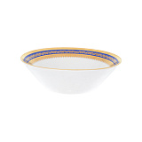 Набор салатников на 6 персон Falkenporzellan Diadem Blue Creme Gold 19см
