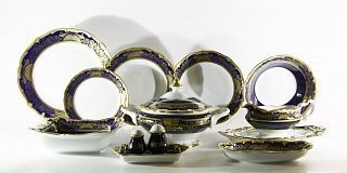 Столовый сервиз на 6 персон Симфония кобальт