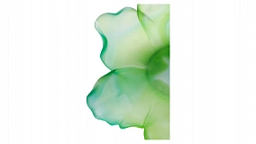 Чаша декоративная Decor de Table Pate de Verre Cristal Мак 18 см, хрустальное тесто