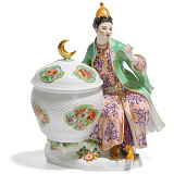Фигурка Meissen-шкатулка 18см Восточная женщина (И.Ф.Эберлайн) (лим.вып.25 шт., 2019г.)